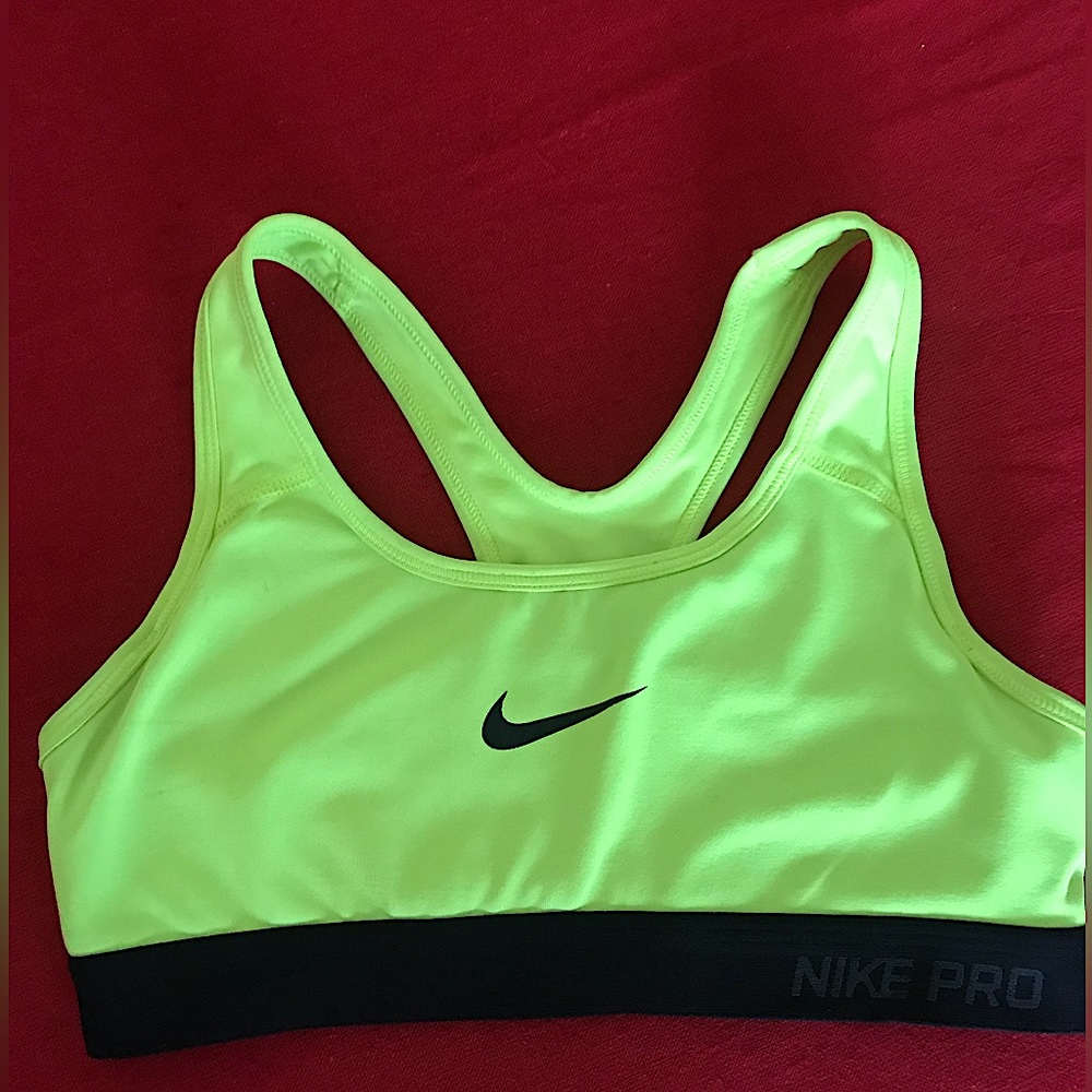 Nike Lime Green Sports bra